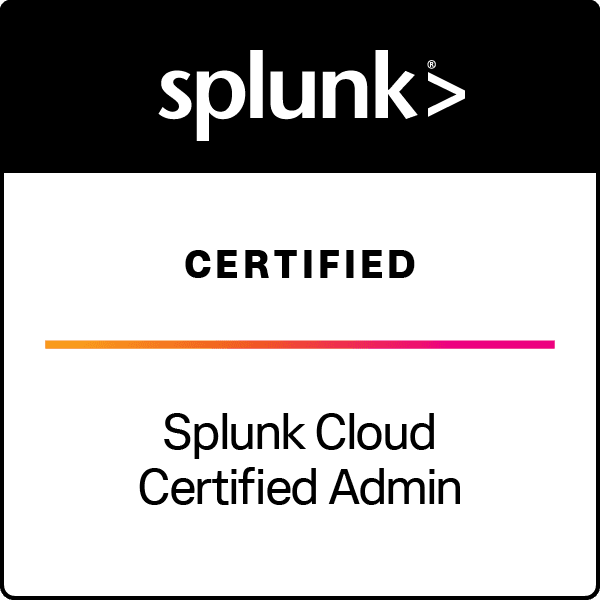 Splunk Cloud Certified Admin Logo