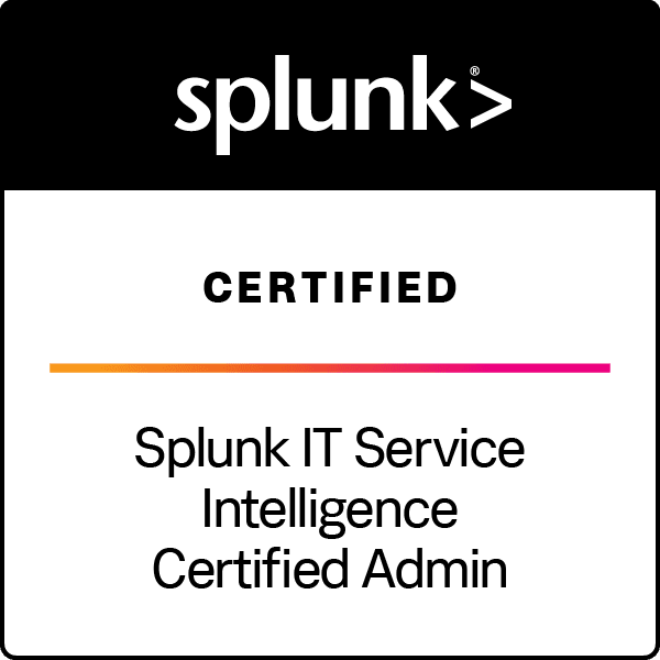 Splunk IT Service Intelligence Certified Admin Logo