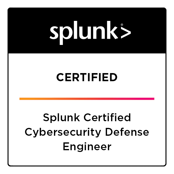 Splunk Certified Cybersecurity Defense Engineer Logo