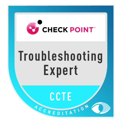 Checkpoint Certified Troubleshooting Expert Logo