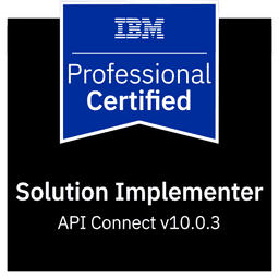 IBM API Connect v10.0.3 Implementer Logo