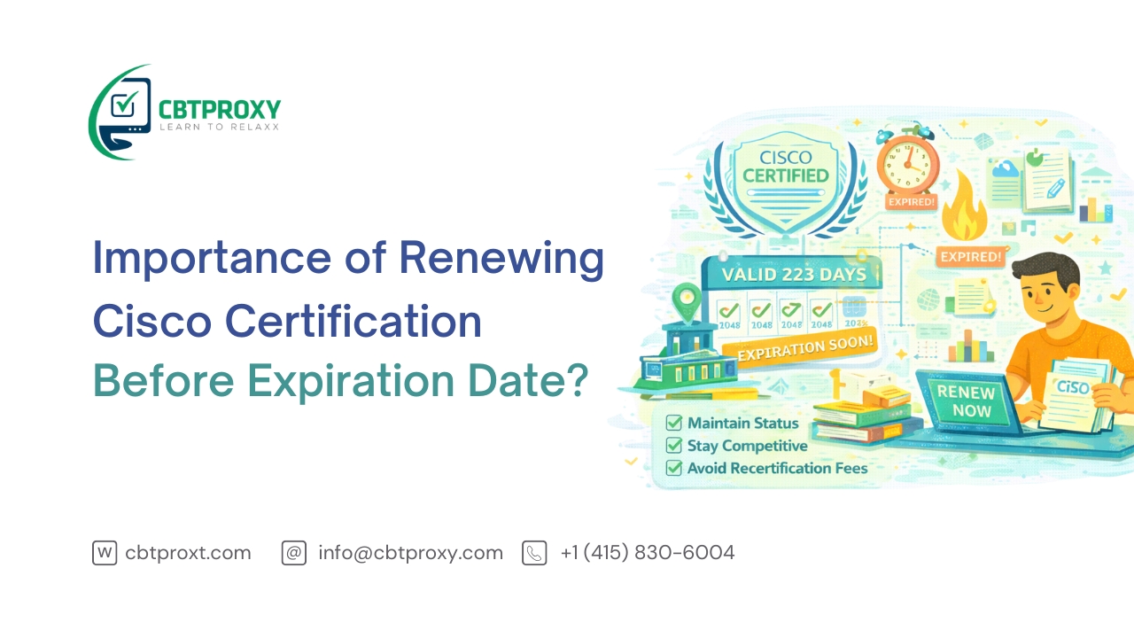 Importance of Renewing Cisco Certification Before Expiration Date?