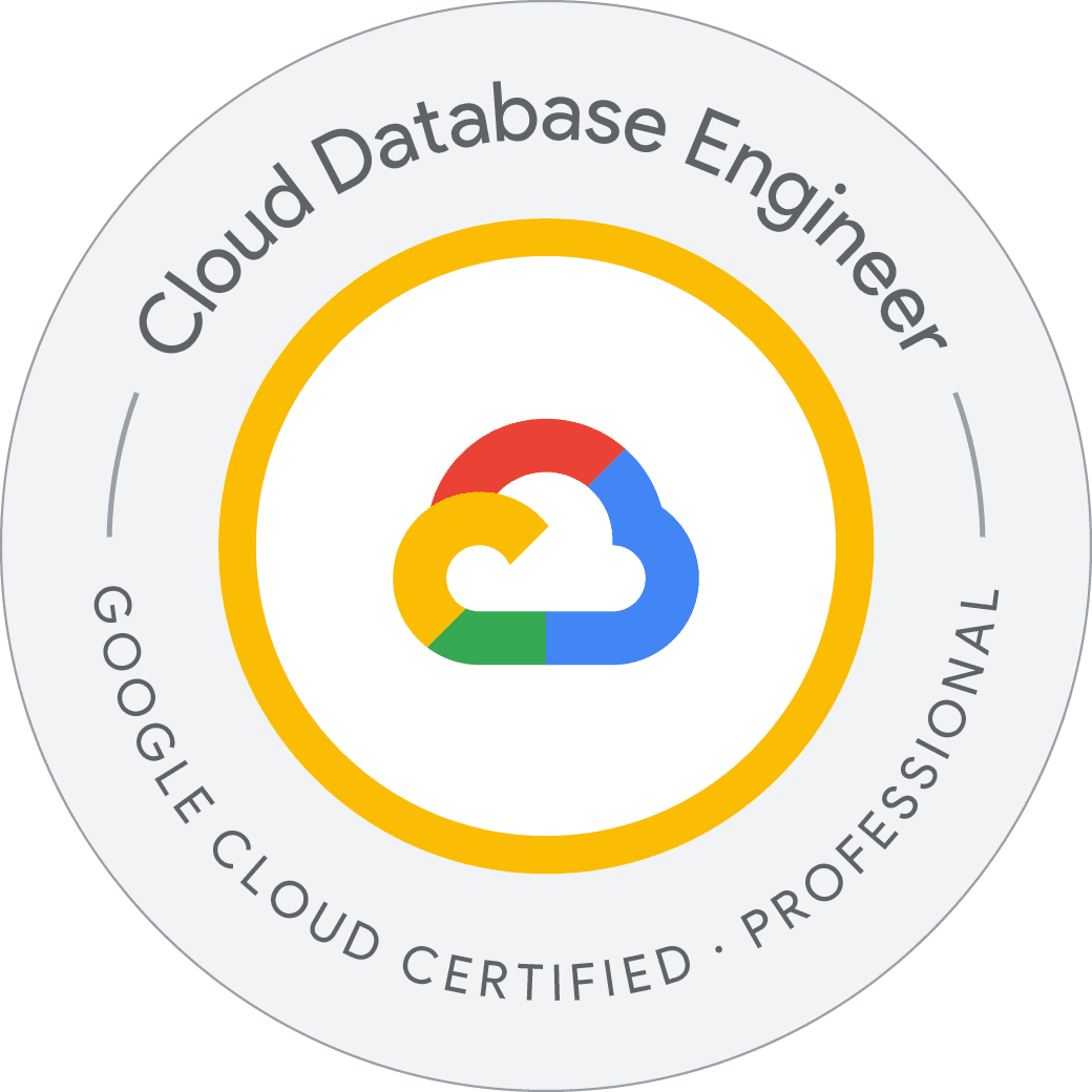 GCP Professional Cloud Database Engineer Logo